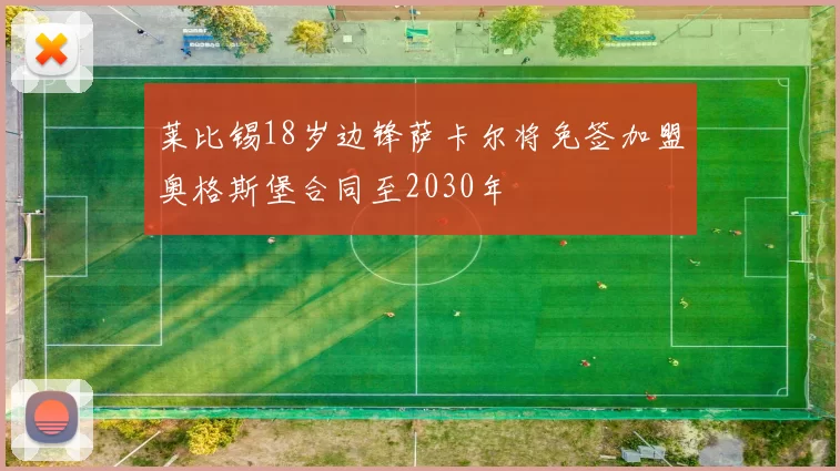莱比锡18岁边锋萨卡尔将免签加盟奥格斯堡合同至2030年